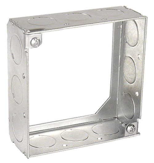 Southwire 53151-1/2 Square Extension Ring 1.5″ Galvanized Steel 12 Knockouts