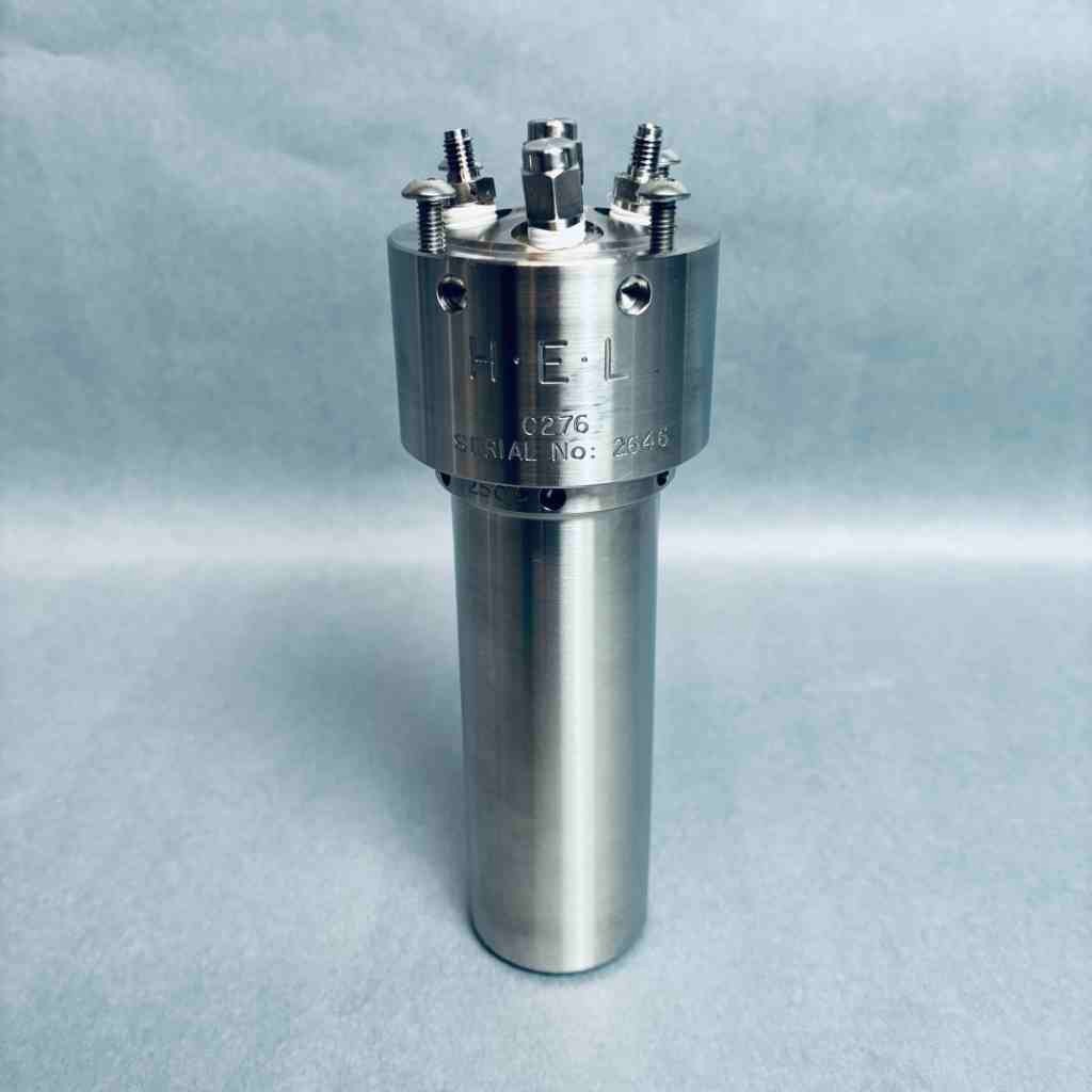 HEL FlowCAT Back Pressure Regulator 250 C Max Temp 200 Bar Max Pressure