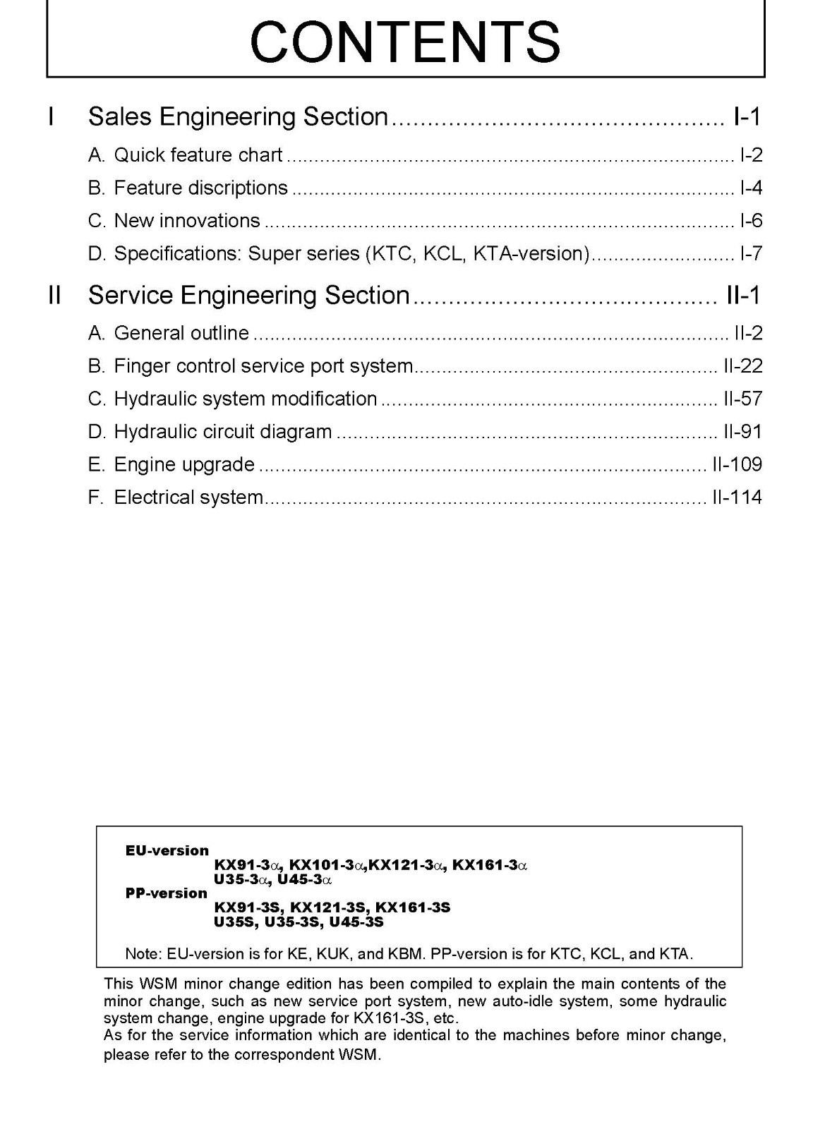 91 101 121 161 Excavator Tractor Workshop Manual Kubota KX91 101 121 161 U35S
