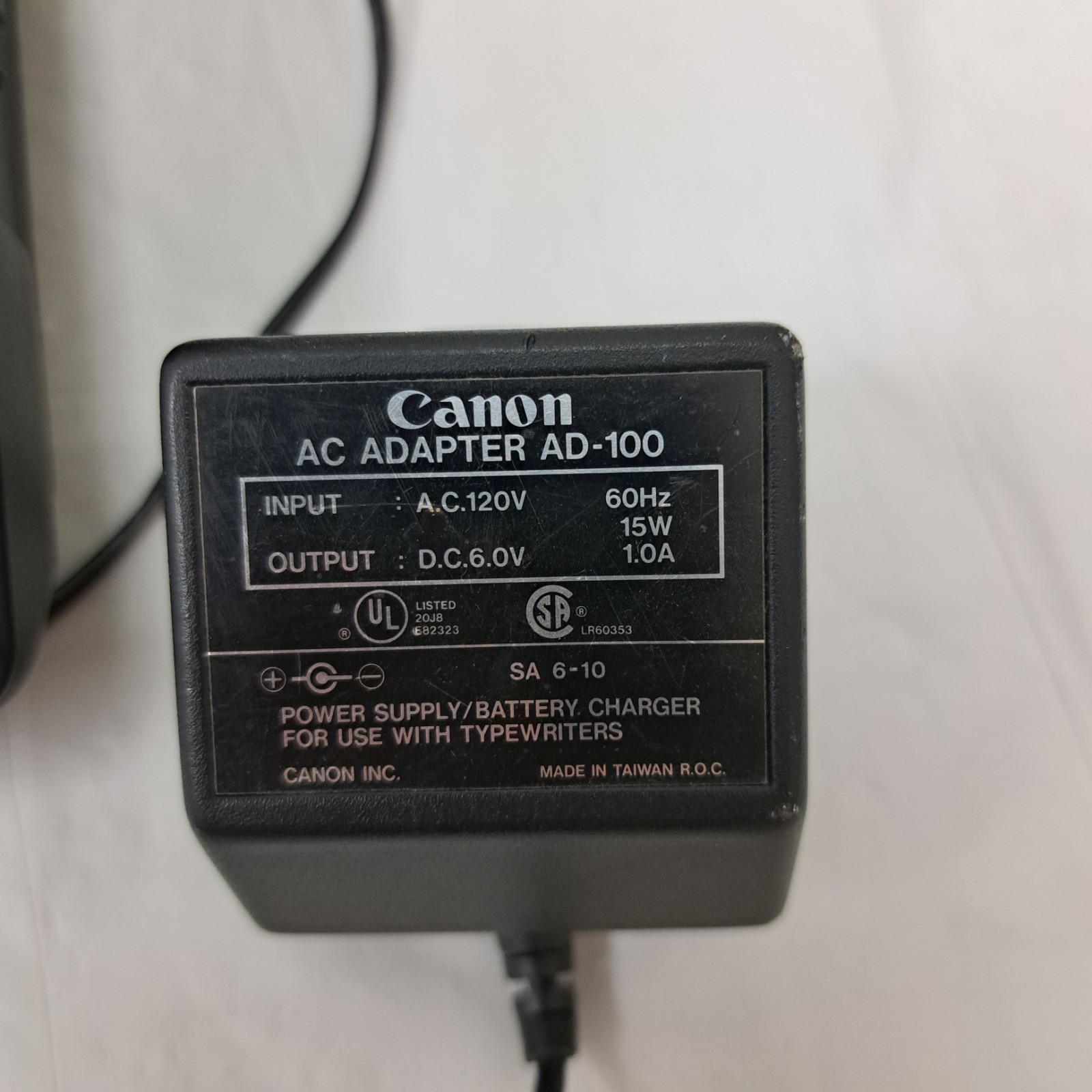 Canon Typestar 110 Black Portable Electronic Typewriter Tested Works