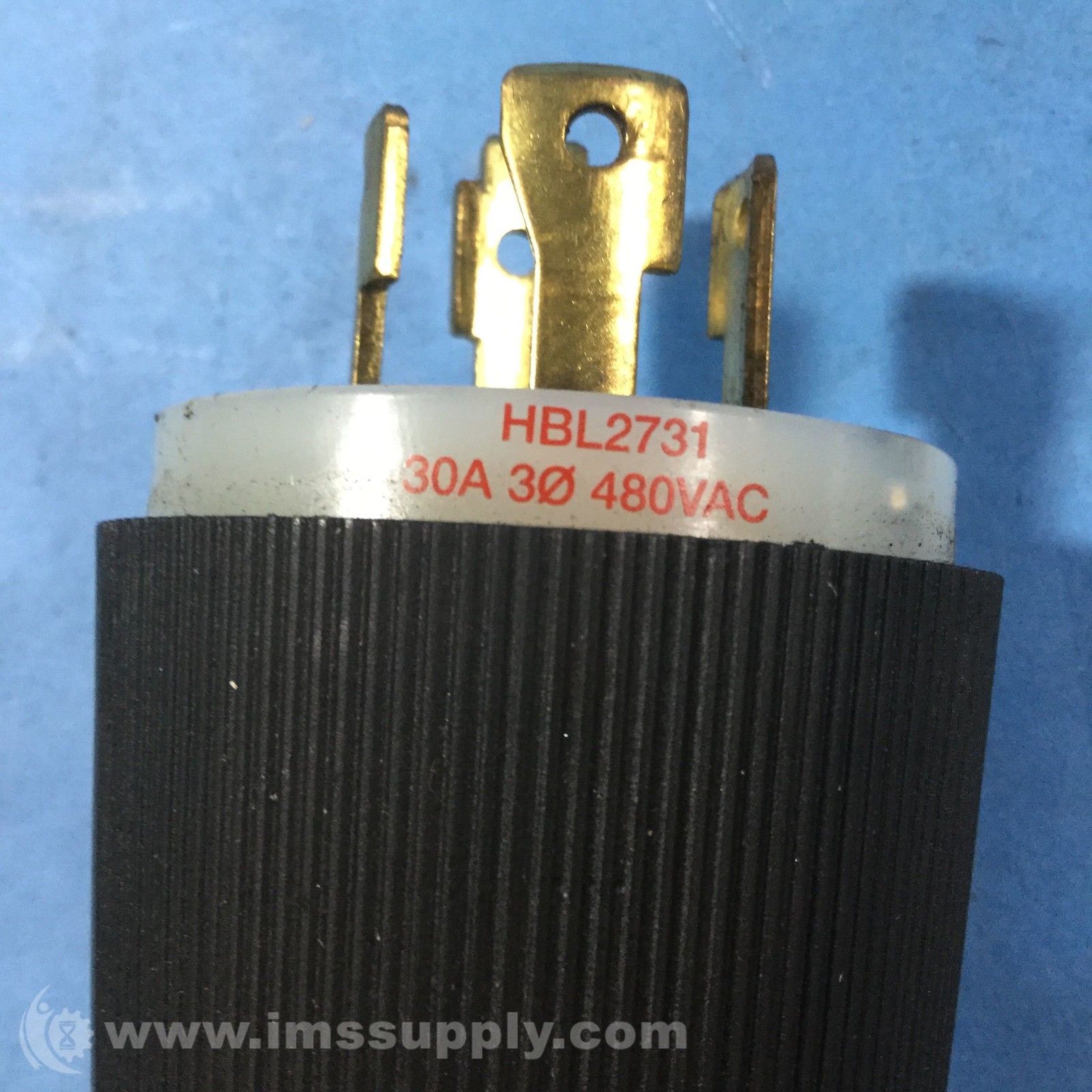 Hubbell HBL2731 30A 3-Phase Locking Plug USIP