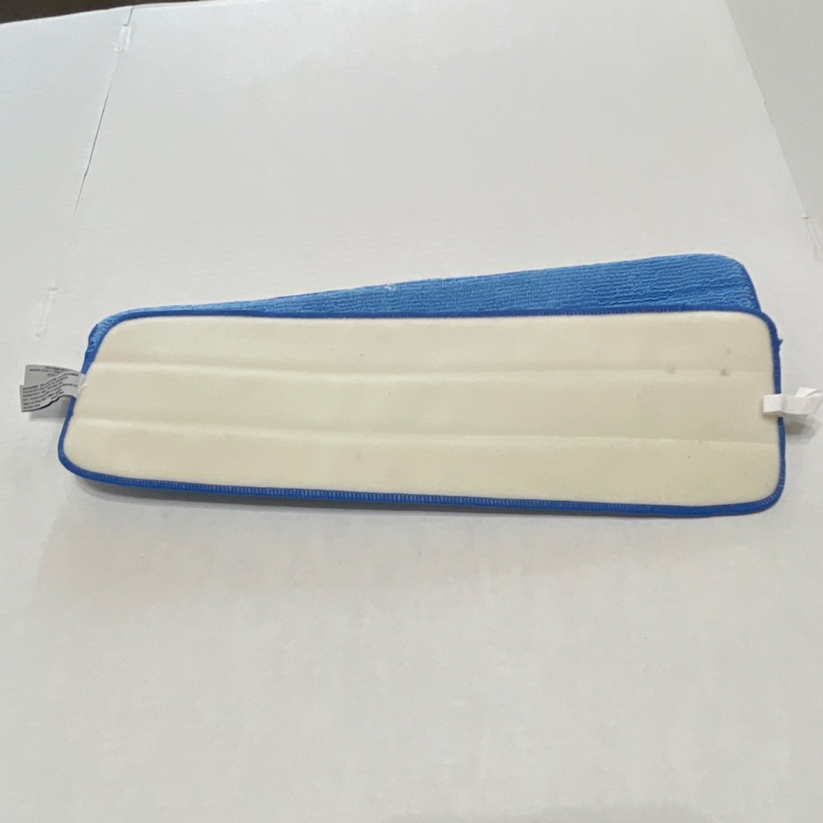 Medline MDT217620 Microfiber Wet/Dry Mop Pad Blue Washable Tab Attachment