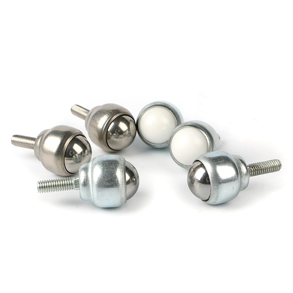Ball Transfer Bearing Unit Casters Conveyor Roller M5 M6 M8 M10 Male Thread Bolt