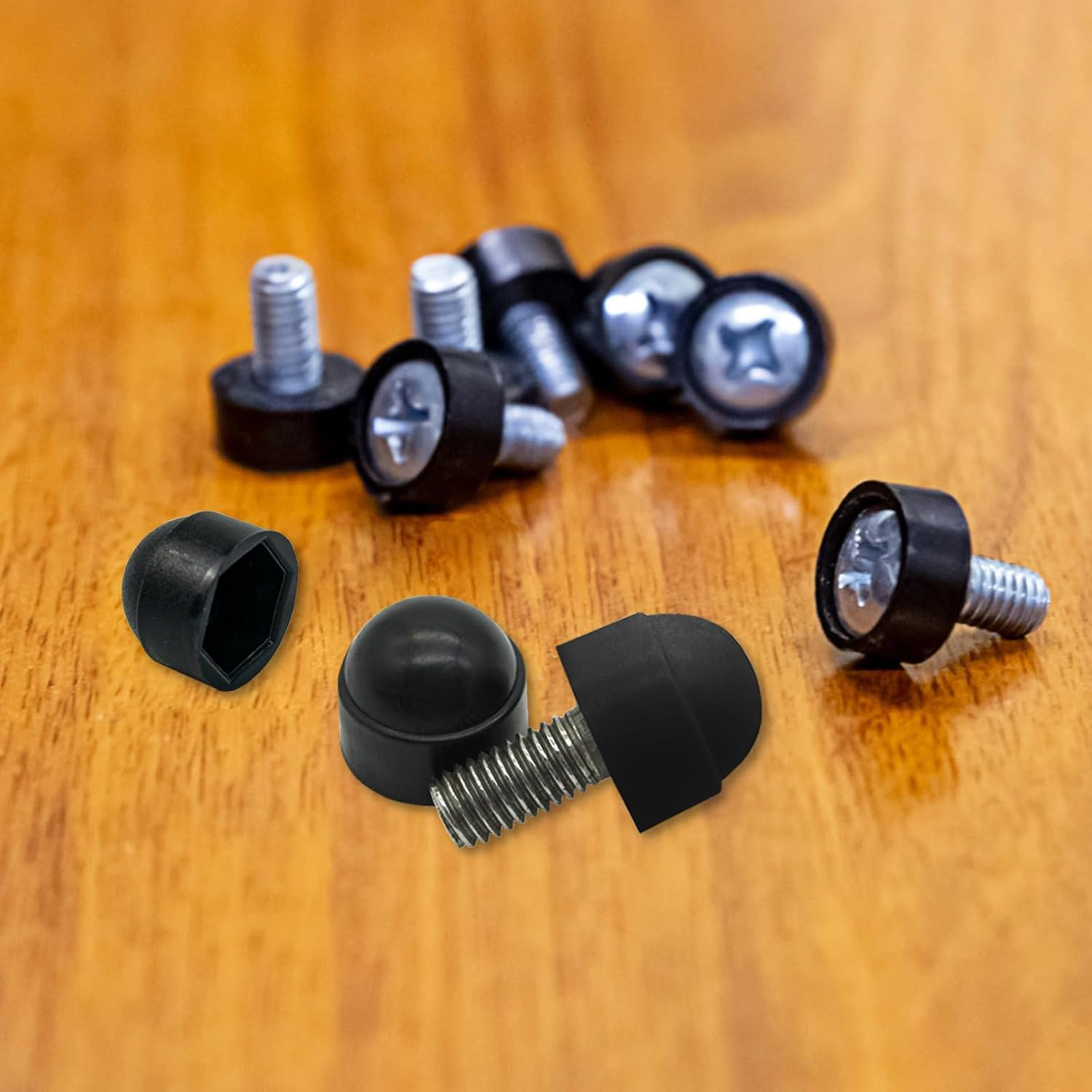 50 Pcs Screws Bolt Covers Caps, Black Hex Nut Protective Caps Cover, M8×14mm …