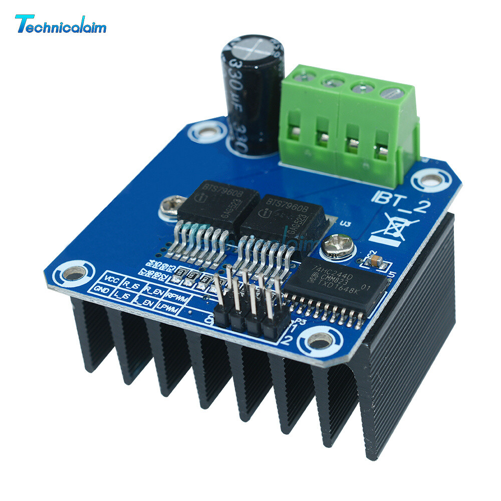 1/2/5/10PCS Double BTS7960B Stepper Motor Driver DC H-Bridge PWM 43A For Arduino