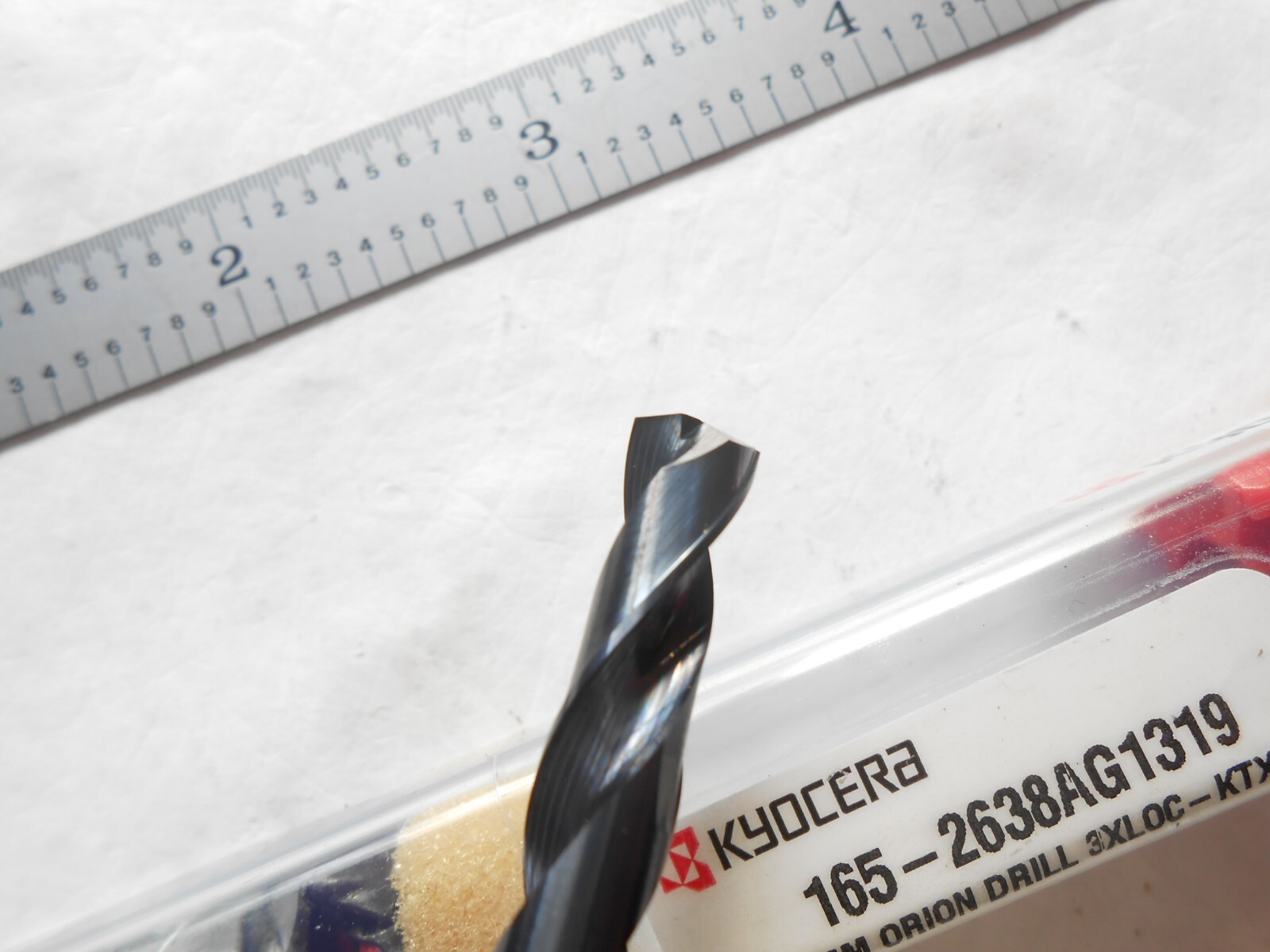 NEW KYOCERA USA HP. SOLID CARBIDE DRILL 6.70MM CUT DIA. X 1-15/16″ FL X 80MM OAL