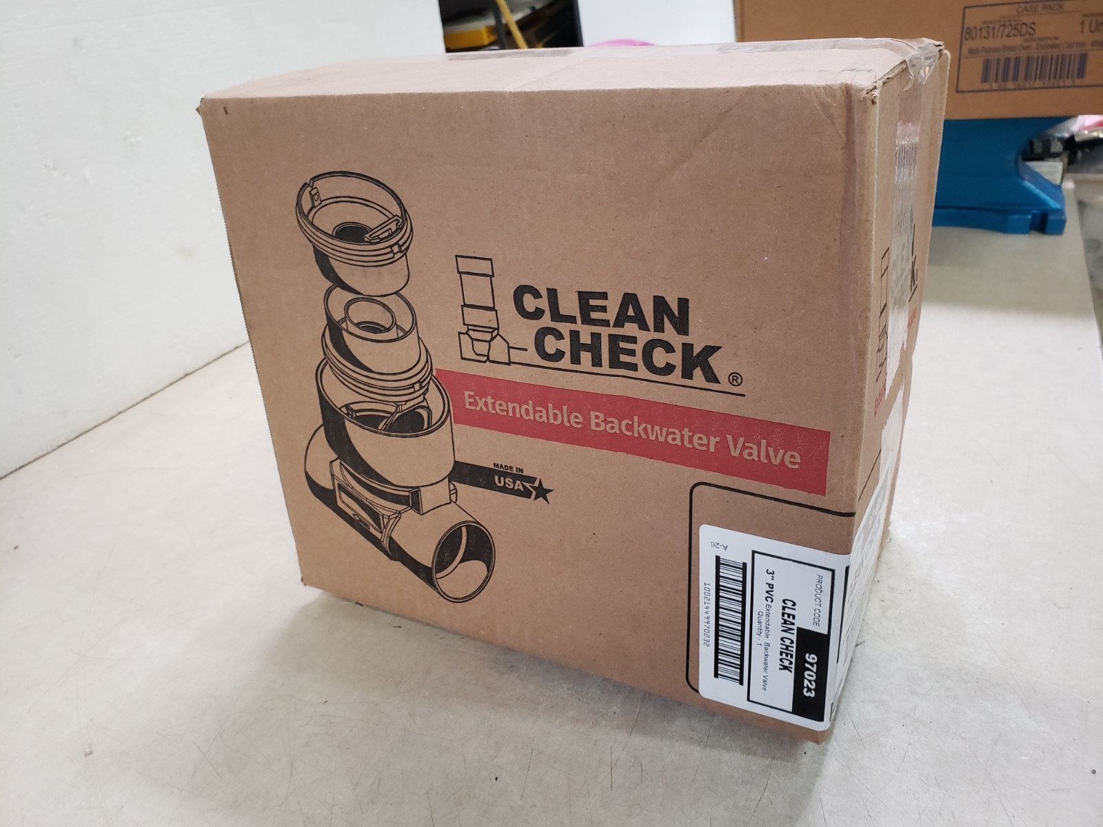 RectorSeal 97023 Clean Check 3″ Extendable Backwater Valve Sewer Backup Prevent