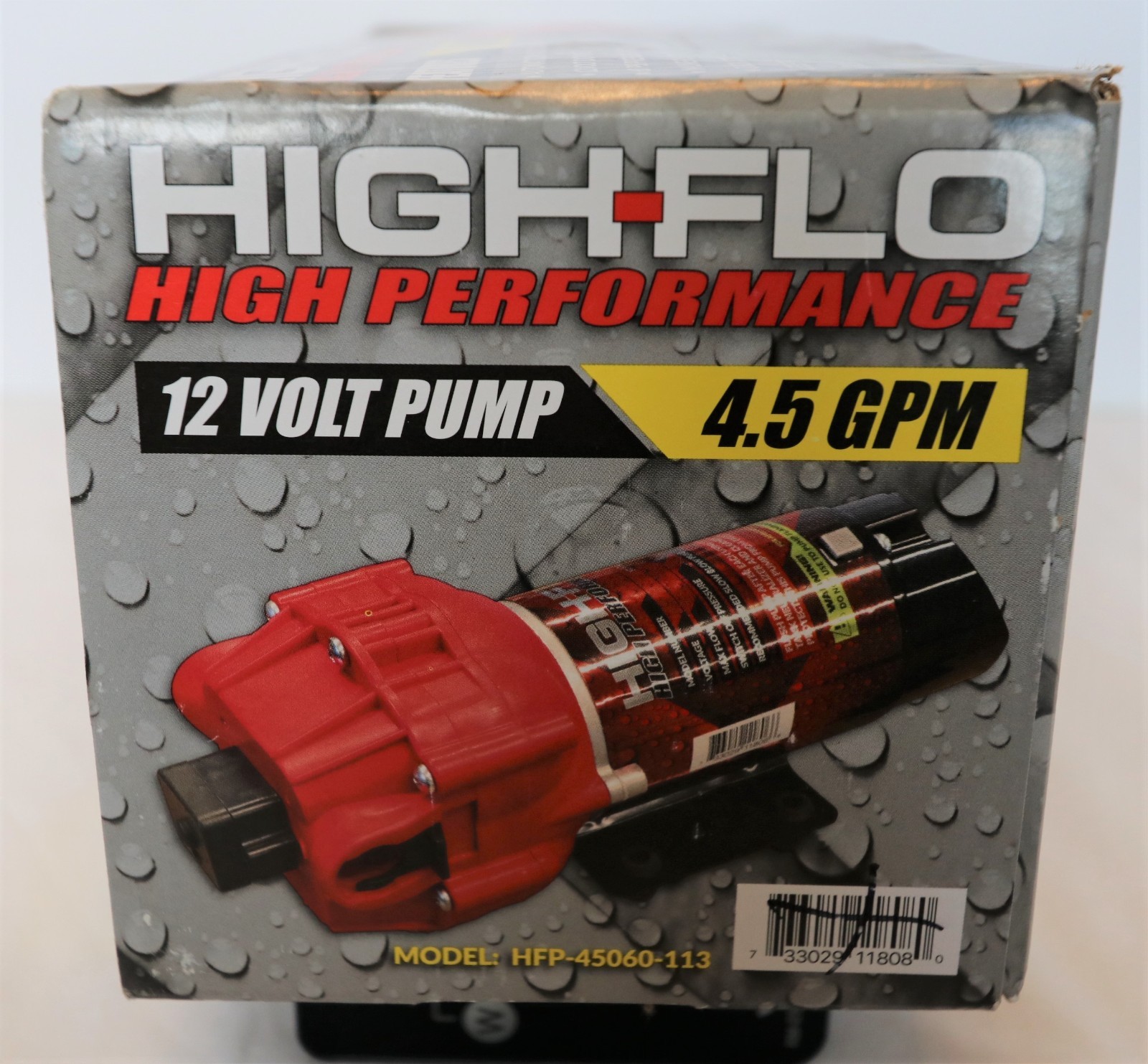 HIGH-FLO #5151088 Diaphragm Pump, 12Vdc, 4.5 Gpm Max. Flow