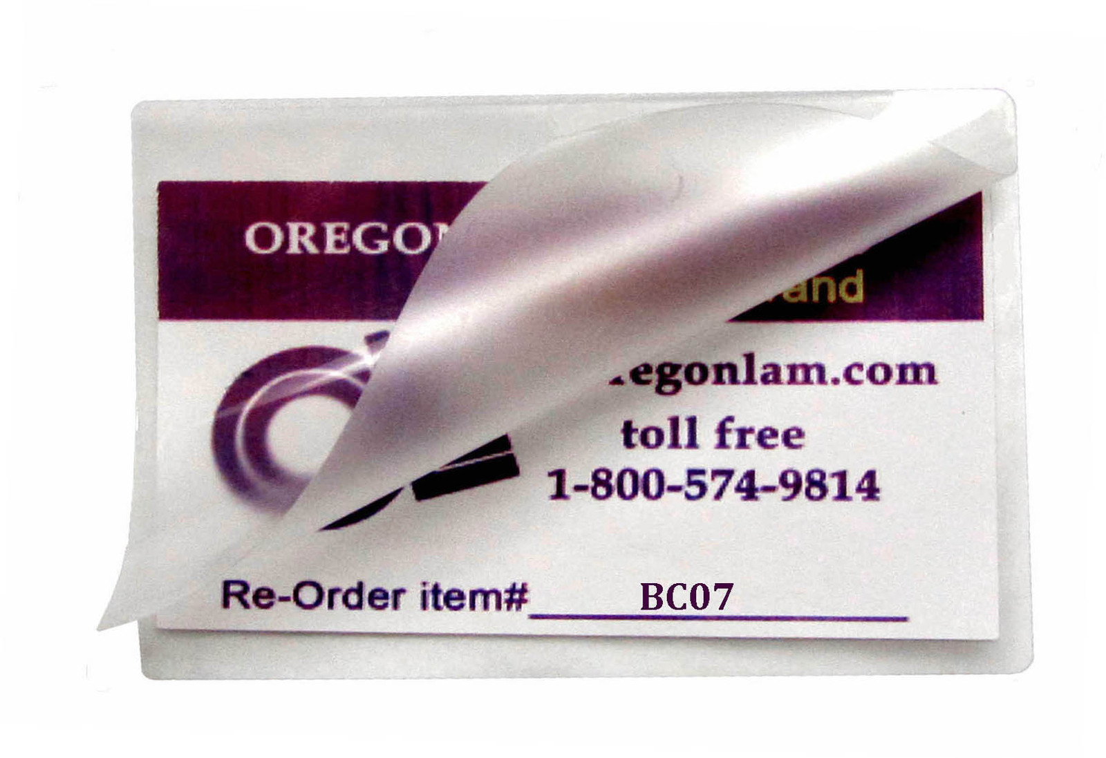 Hot Laminating Pouches 2-1/4 x 3-3/4-inch Business Card [pack of 100] 7 Mil
