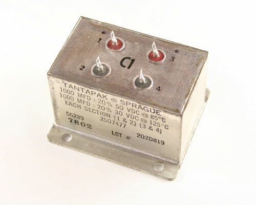 202D819 SPRAGUE capacitor 1,000uF 50V Tantalum Wet Radial