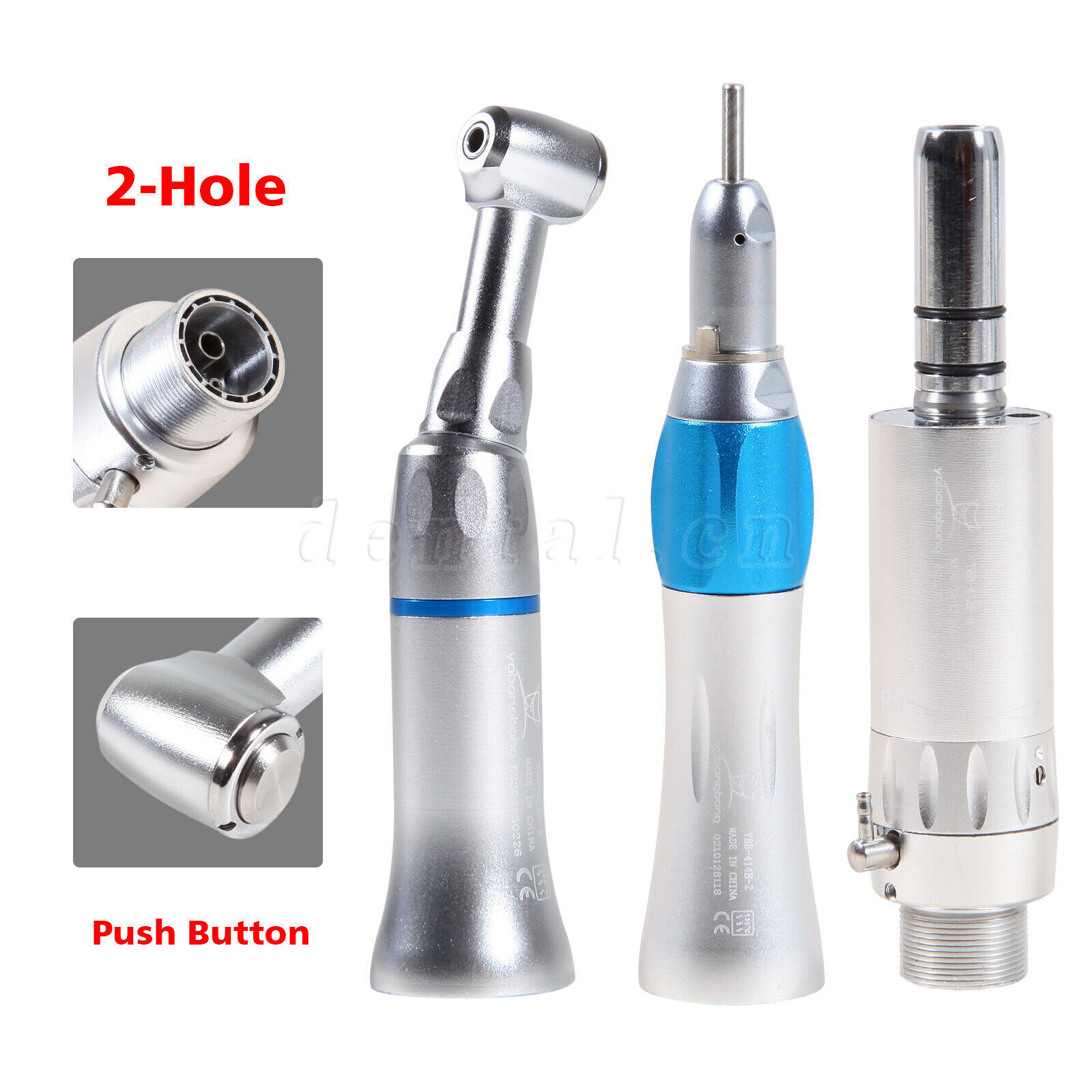 Estilo NSK Dental Contra Angulo Baja Velocidad Pieza de Mano 2Hole Micromotor