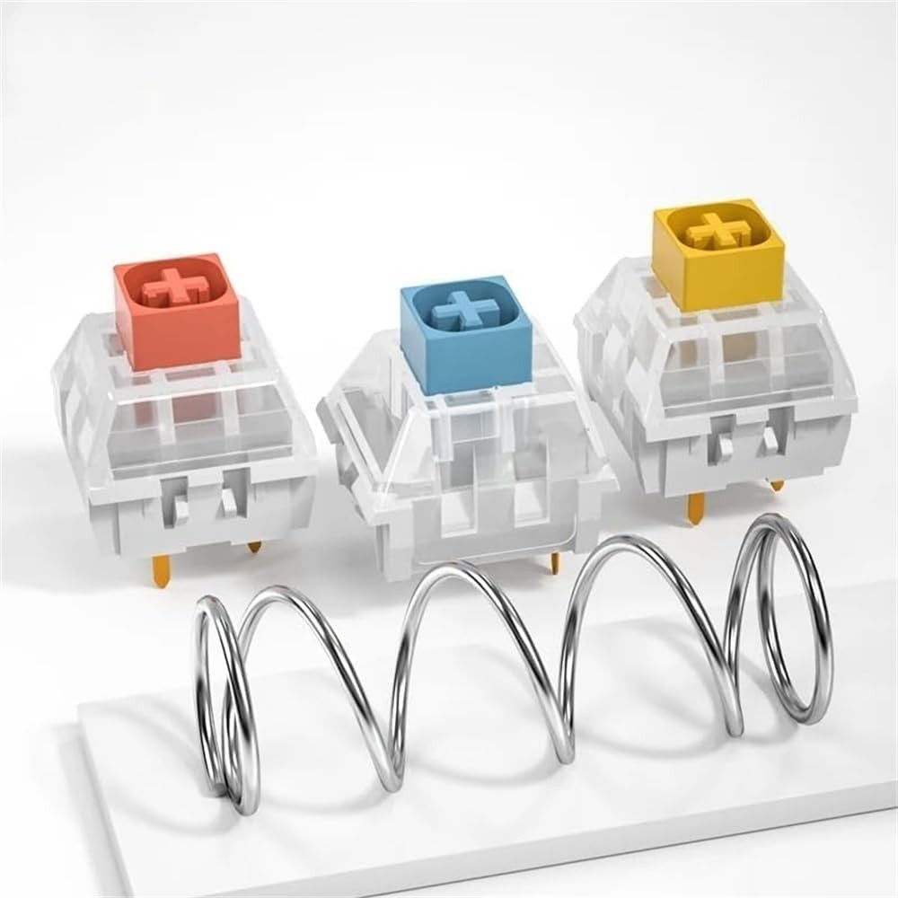 Box Heavy Dark Yellow Burnt Orange Pale Blue DIY Mechanical 30pcs Dark Yellow