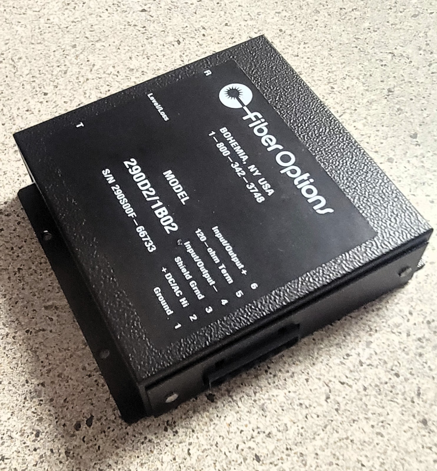 FiberOptions 290D/1B02 Fiber Optic TCVR Transceiver +Adapter+Plug/ FREE SHIPPING