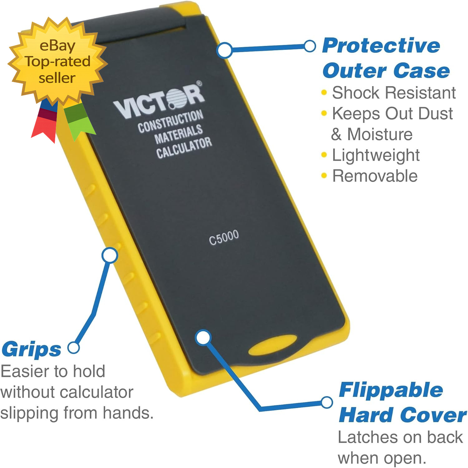 Construction Materials Calculator with Protective Case