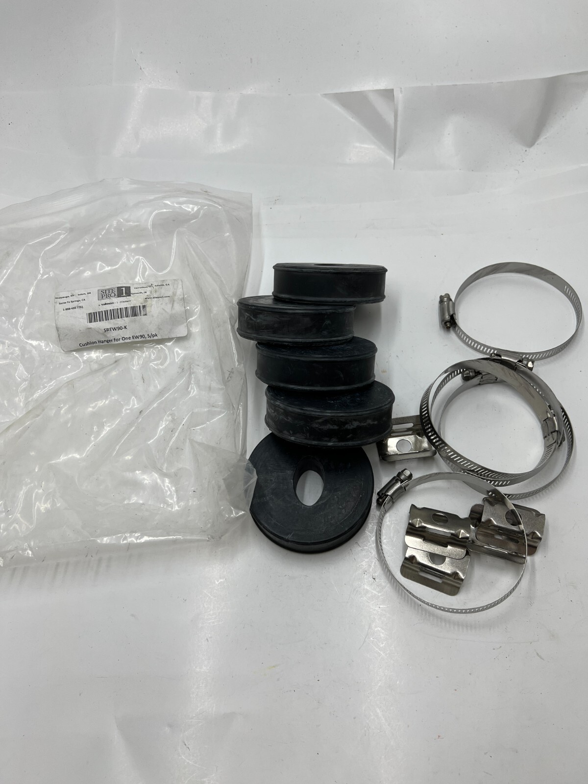 Pack of 5 Genuine Site Pro Cushion Hanger SREW90-K for One EW90 Black