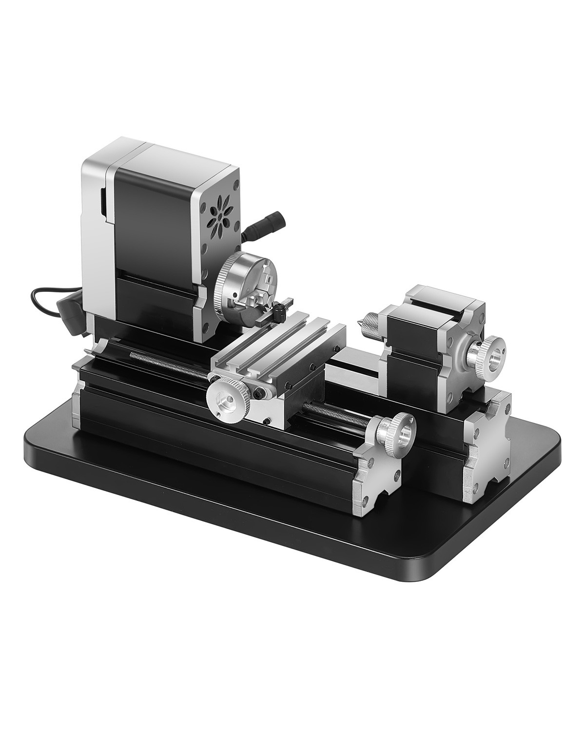 VEVOR Didactical Mini Metal Lathe Machine 2.76 x5.12in Power Lathe 20000 RPM 36W