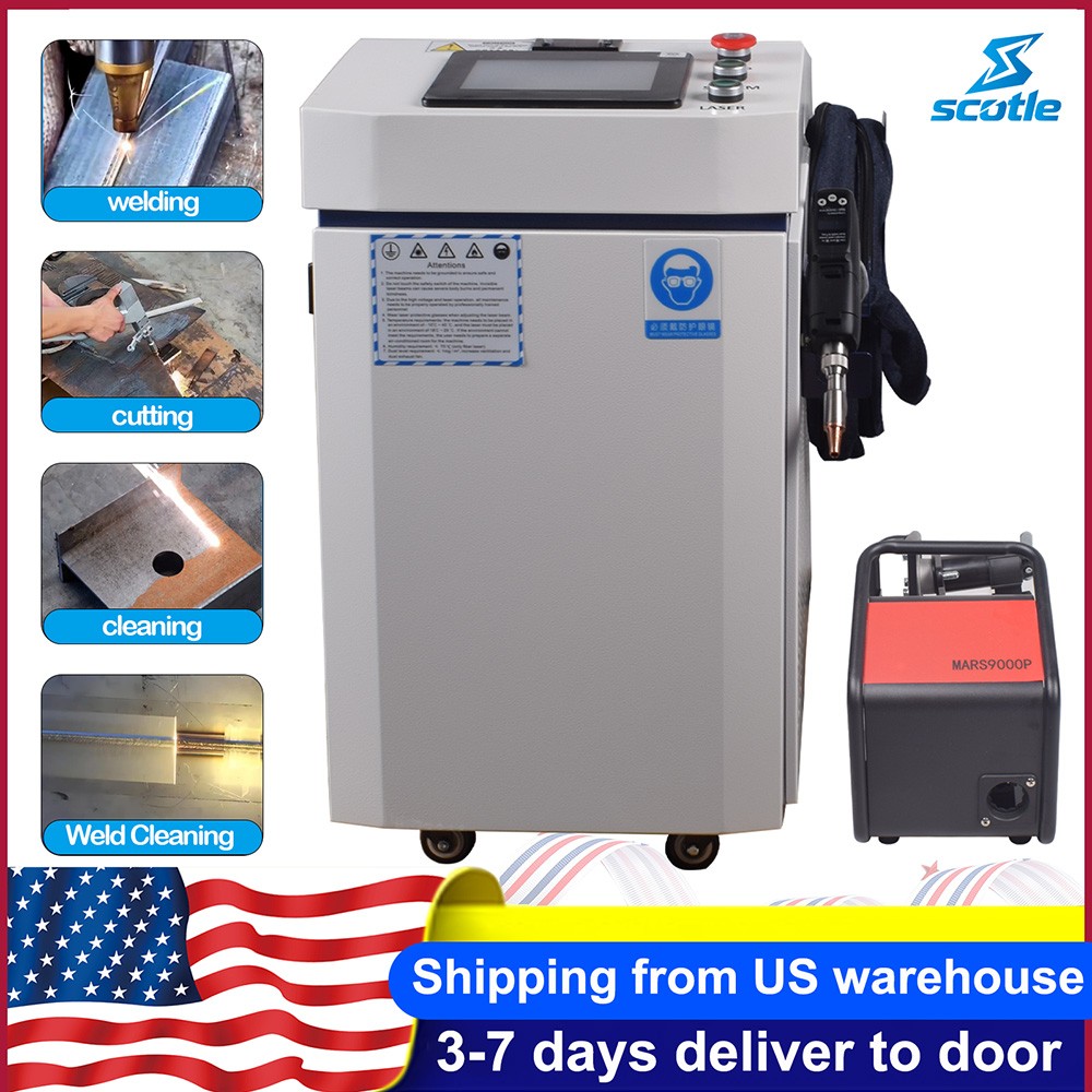 Raycus CW 1500W 4IN1 Handheld Fiber Laser Welder Metal Welding Tool CE FDA