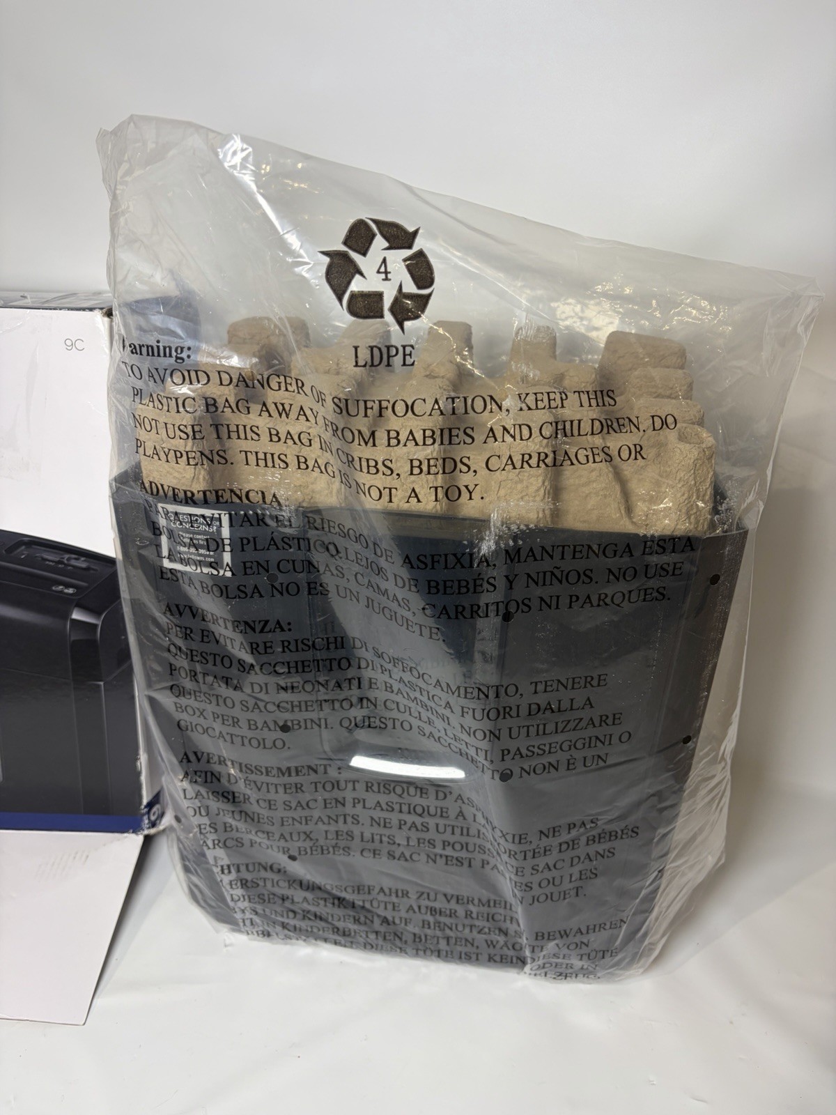 Fellowes Powershred 9C 9 Sheet Cross Cut Paper Shredder New open box