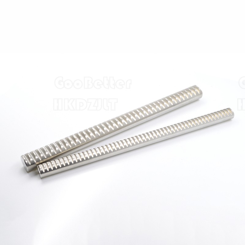 Round Gear Racks 0.5 – 2 Module 300 mm For CNC Router Linear Motion A2 Stainless