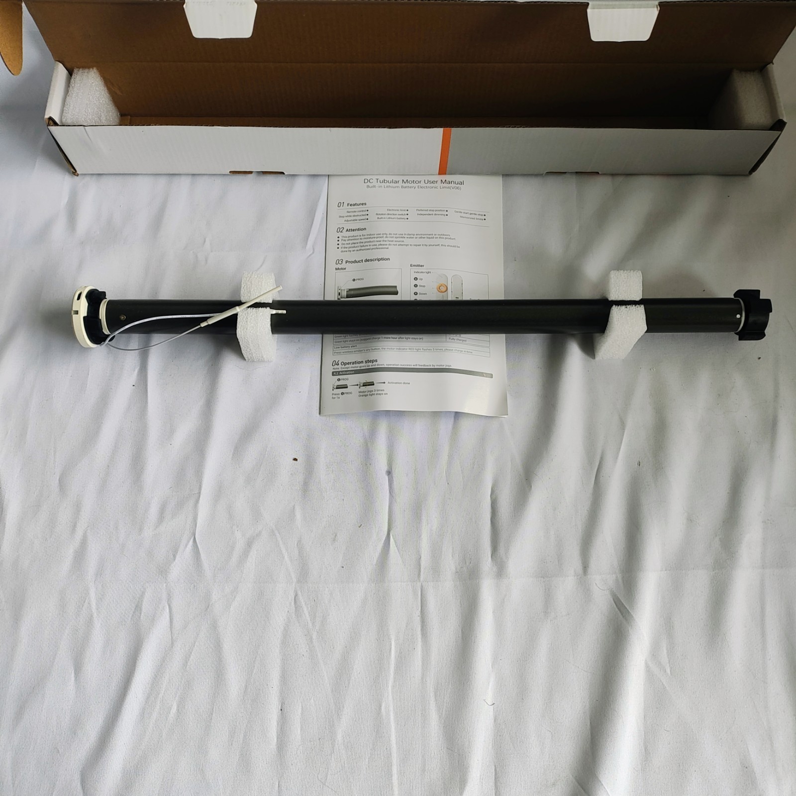 Ronco Tubular Motor for Screens/Awnings/Blind RM25-LE-W1-1.1/20