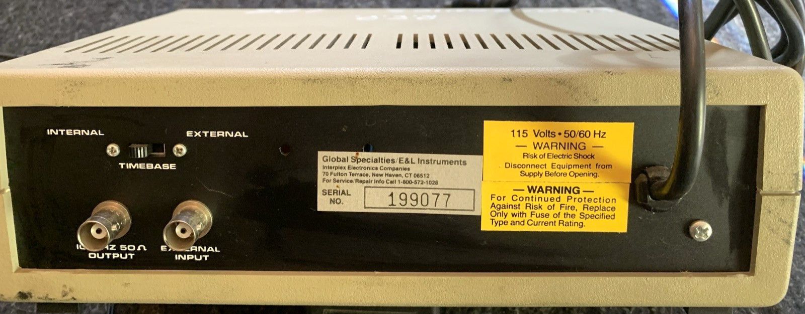 Global Specialties6001 Frequency Counter $199 + FREE SHIPPING