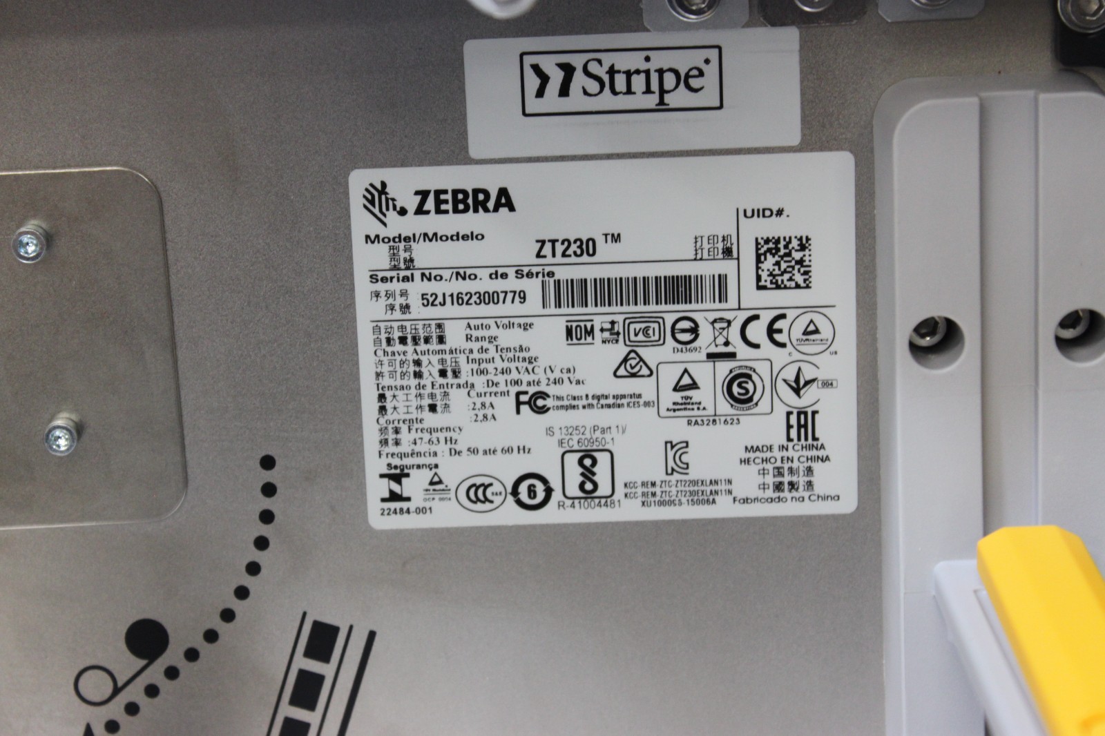 Zebra ZT230 Thermal/Direct Transfer Barcode Label Printer Ethernet USB