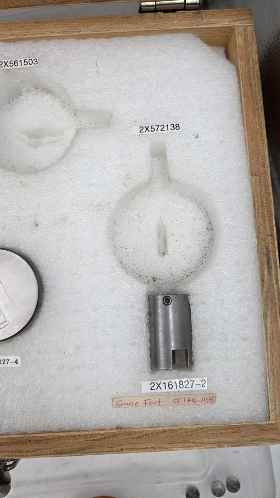 Set of inserts for Mitutoyo 543-392B Digimatic Indicator