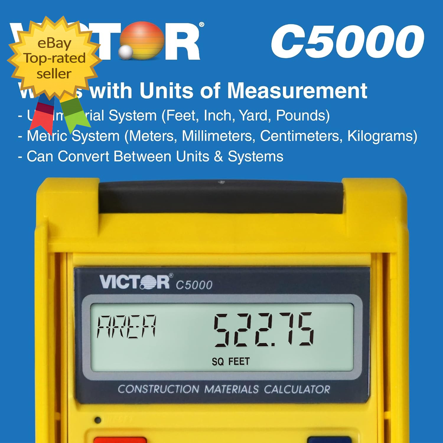Construction Materials Calculator with Protective Case