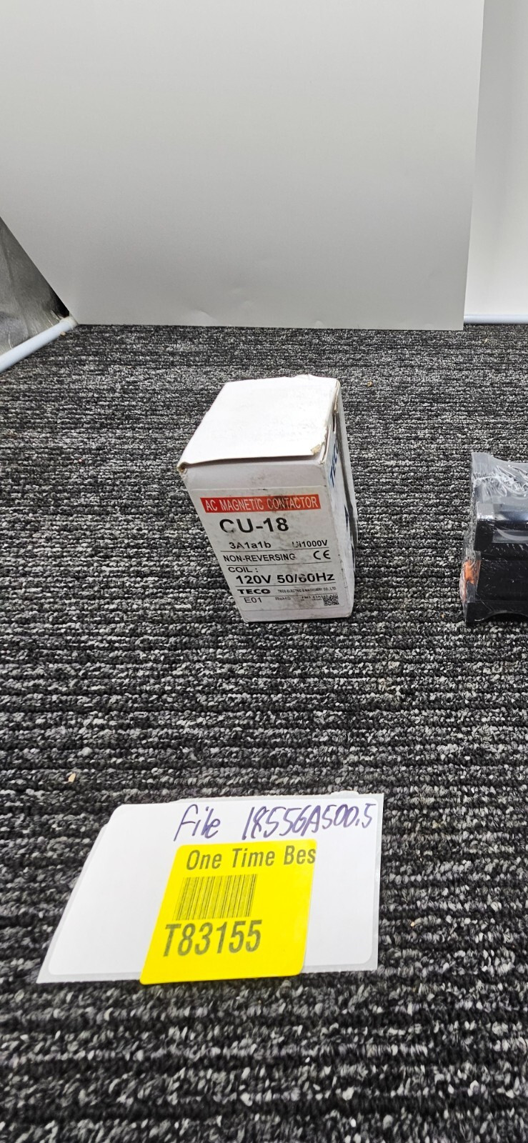 TECO CU-18 Magnetic Contactor 220V/24V/110V/380V 3A1a1b Non-Reversing 50/60Hz