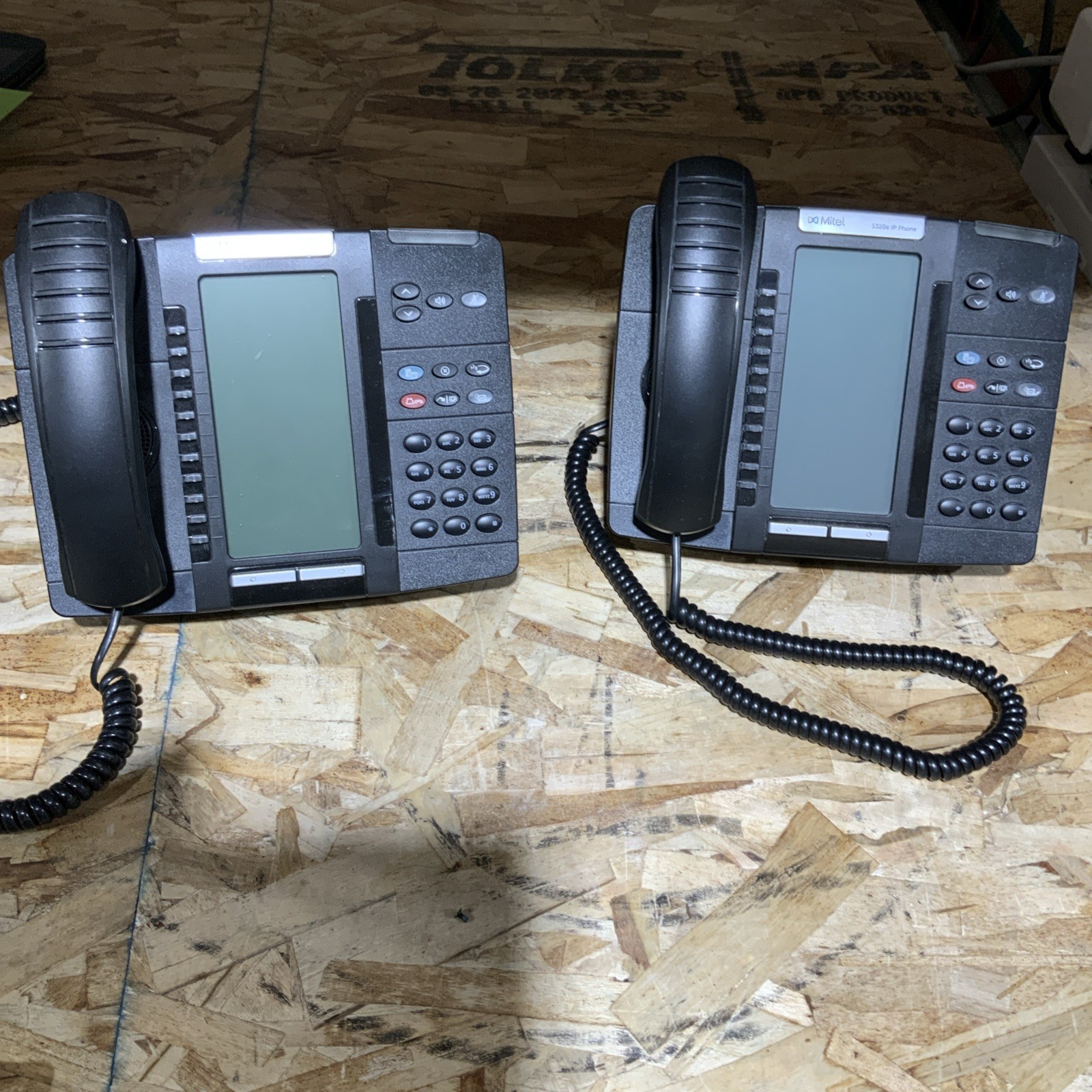 Lot Of 2! Mitel 5320e IP Phone w/Backlit Display (50006634) Tested – B Grade