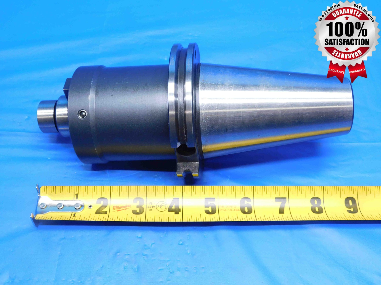 CAT50 ERICKSON 1 1/4 PILOT OD 1/2 KEY FACE MILL TOOL HOLDER COOL. CV50BSMC125350