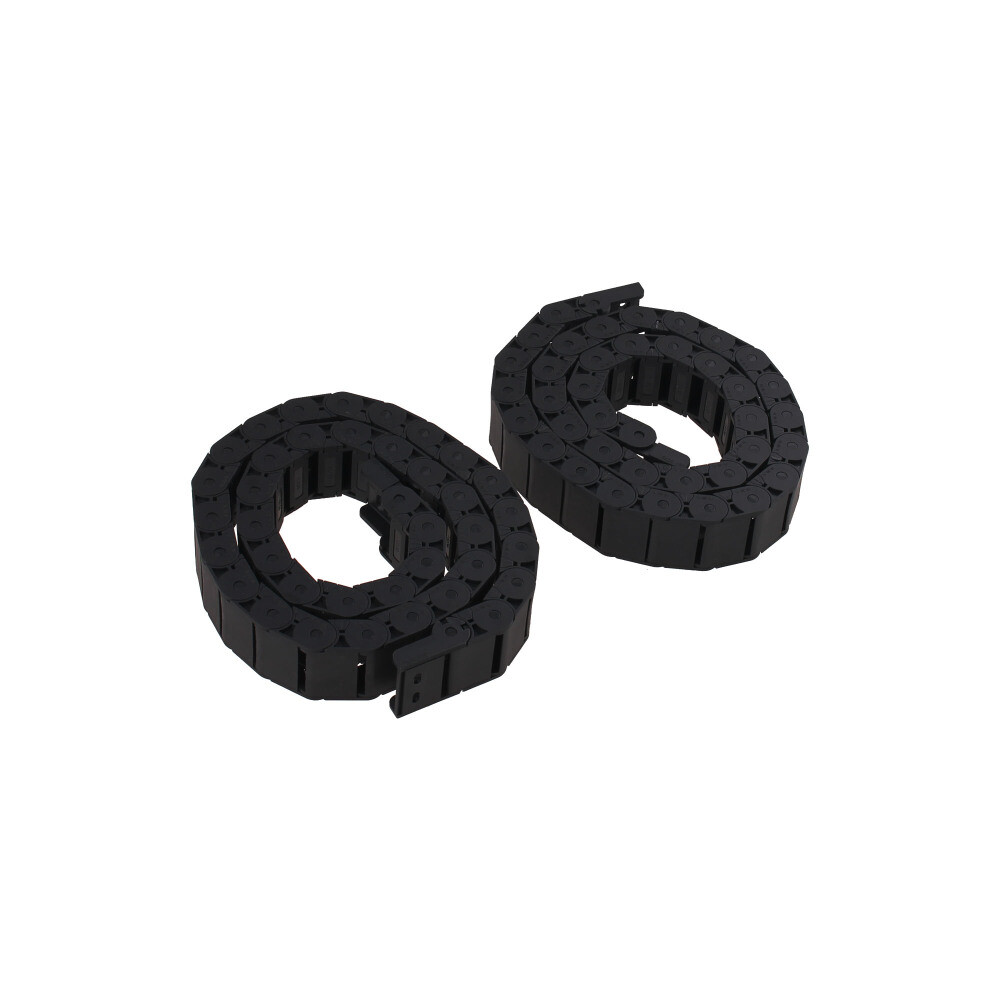 2PCS R28/R38/R55 Drag Chain Wire Carrier Plastic Semi Close/Open Type Cable 1M