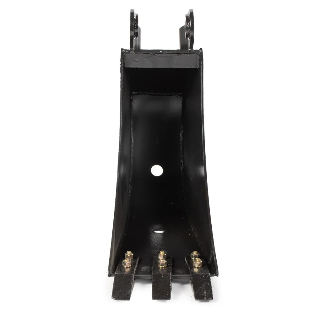 Titan Attachments 10″ Front Hoe & Backhoe Bucket, Replaceable Carbon Steel Teeth