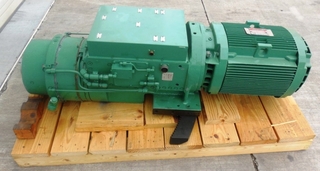 CORCOM MAG CARRIER SPINDLE K-411323R6081M, W/ GE MOTOR 5KAF286DL200AV, 30 HP