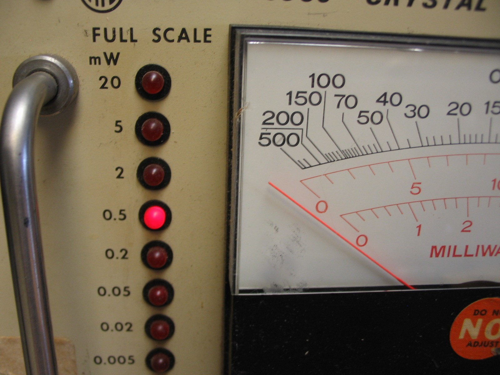 RFL 5950 Crystal impedance meter with 460 plug-in