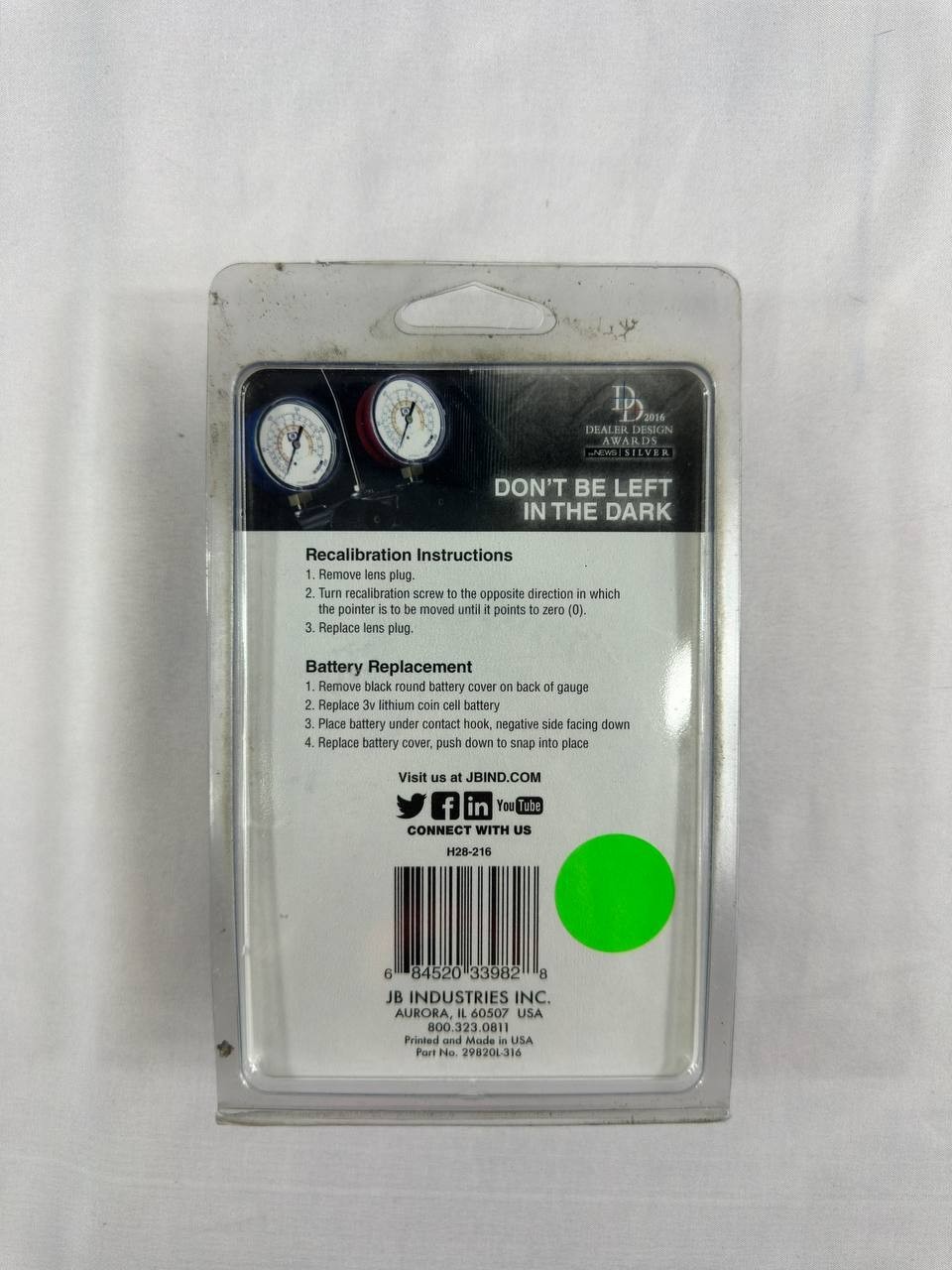 Just Better M2-820L LED Gauge