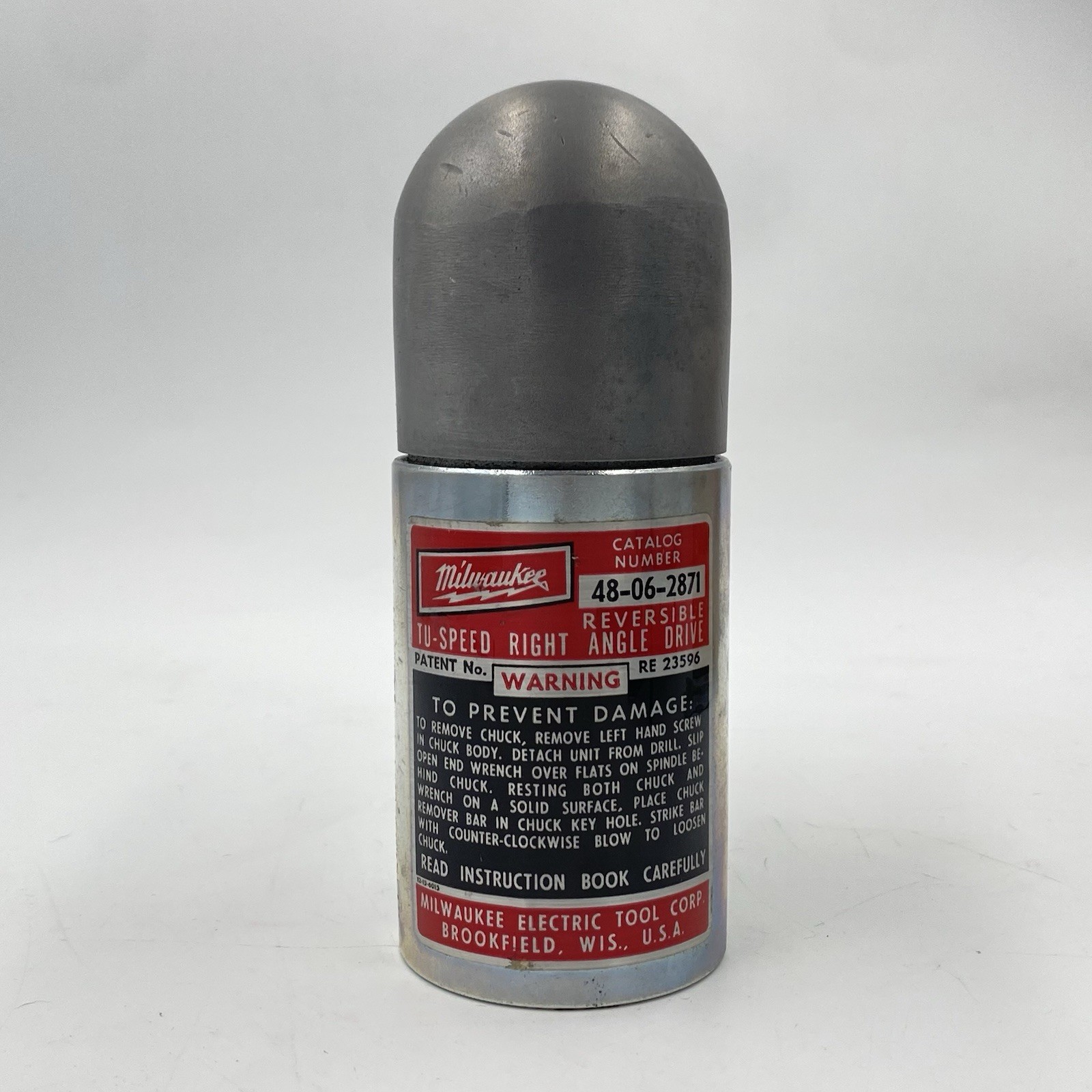 MILWAUKEE Right Angle Drive Unit and Collar 48-06-2871 *NO COUPLING