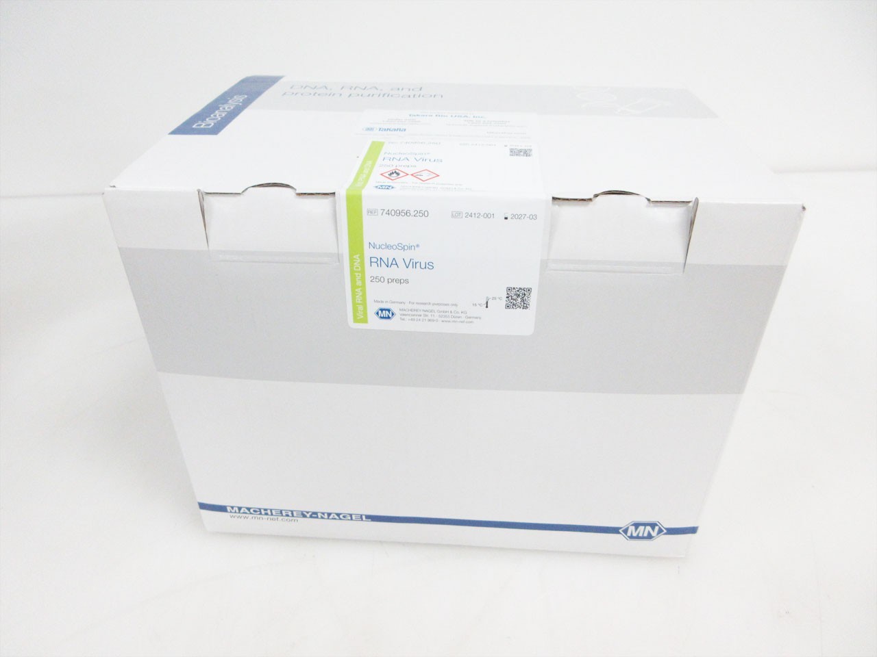 MACHEREY-NAGEL 740956.250 NUCLEOSPIN RNA VIRUS COLUMNS VIRAL RNA DNA EXP 2027-03