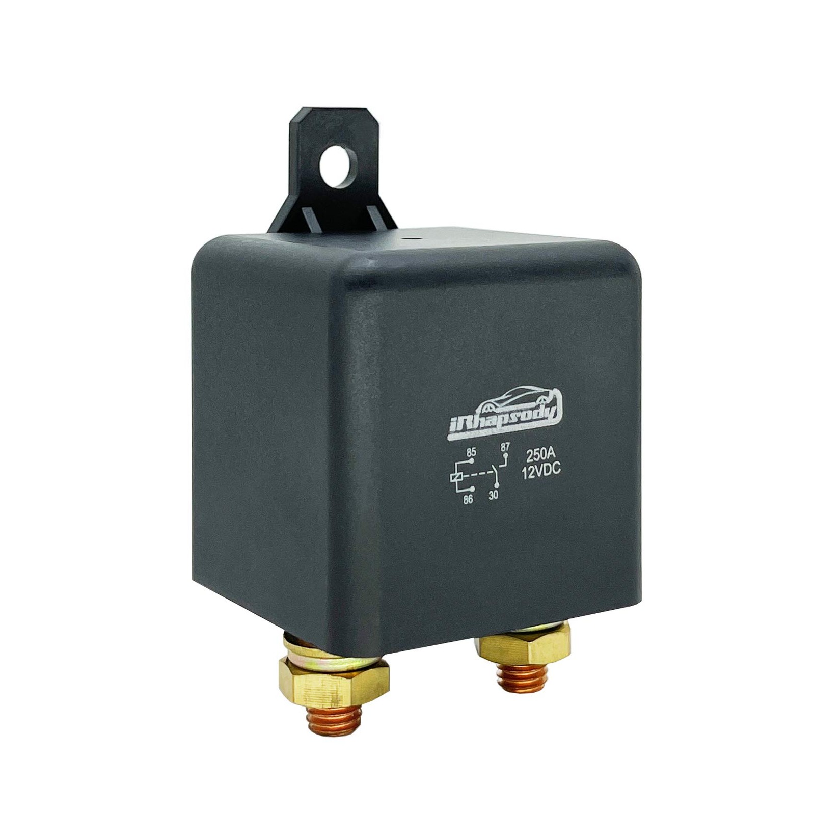 irhapsody Relay 250A, 12V Continuous Duty SPST 4-pin High Power 12v-250a-4pin