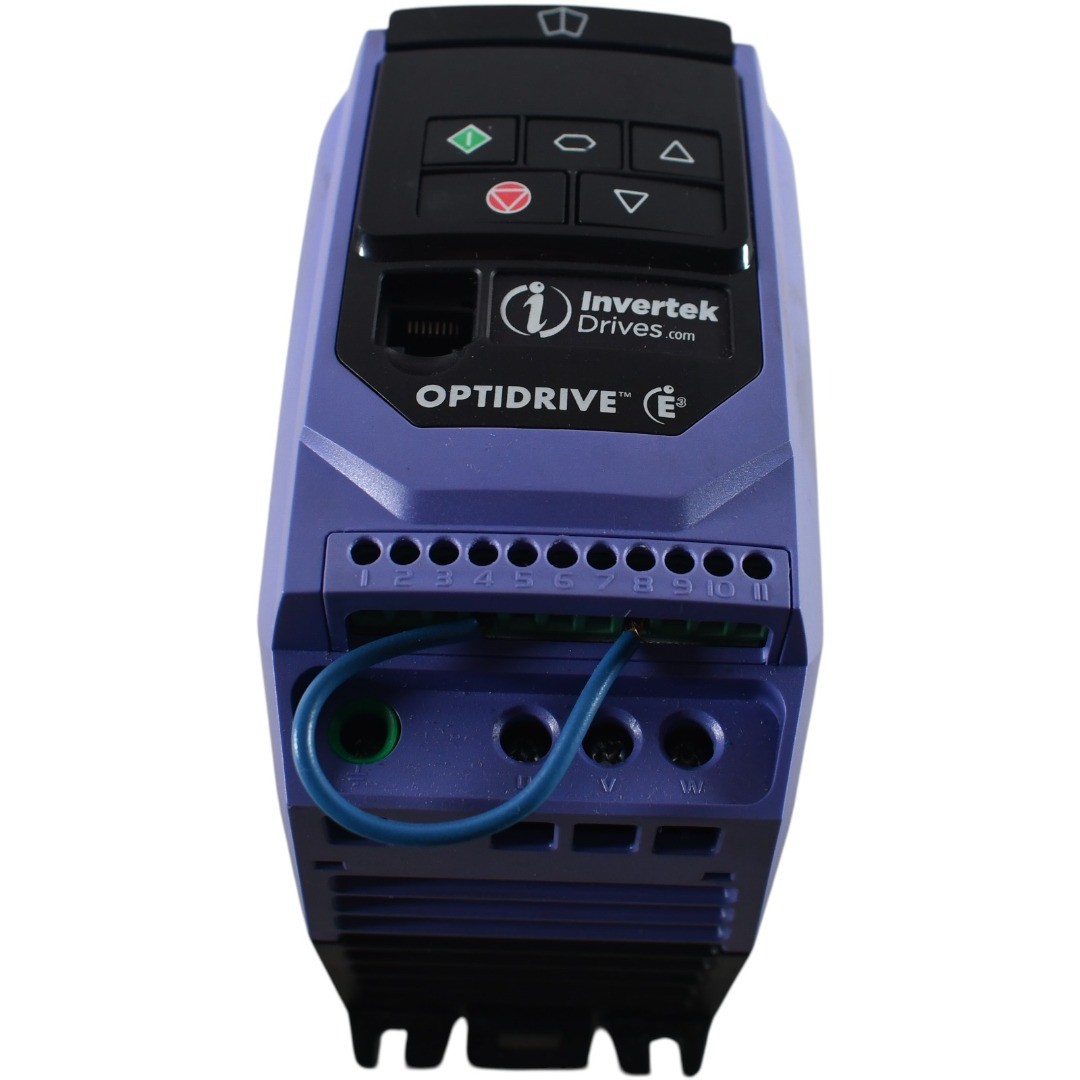 Invertek Drives OPTIDRIVE E3 ODE-3-120023-3012 VFD 0.5HP 240V 3 Phase AC Drive