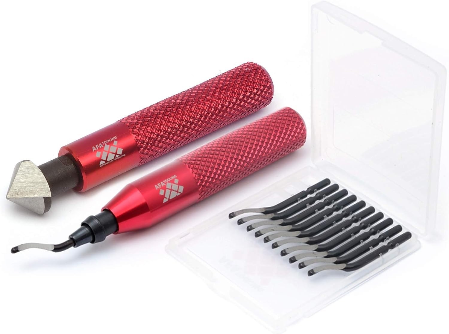 AFA Tooling Deburring Tool Kit 10 High Speed Blades Countersink Hand Reamer New