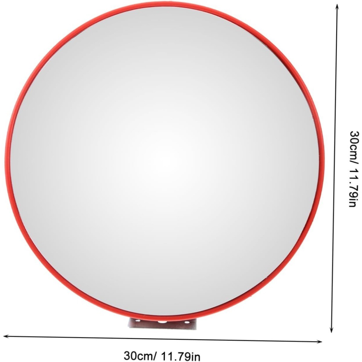 Convex Wide Angle Safety Mirror, Blind Spot Elimination Mirror 30cm