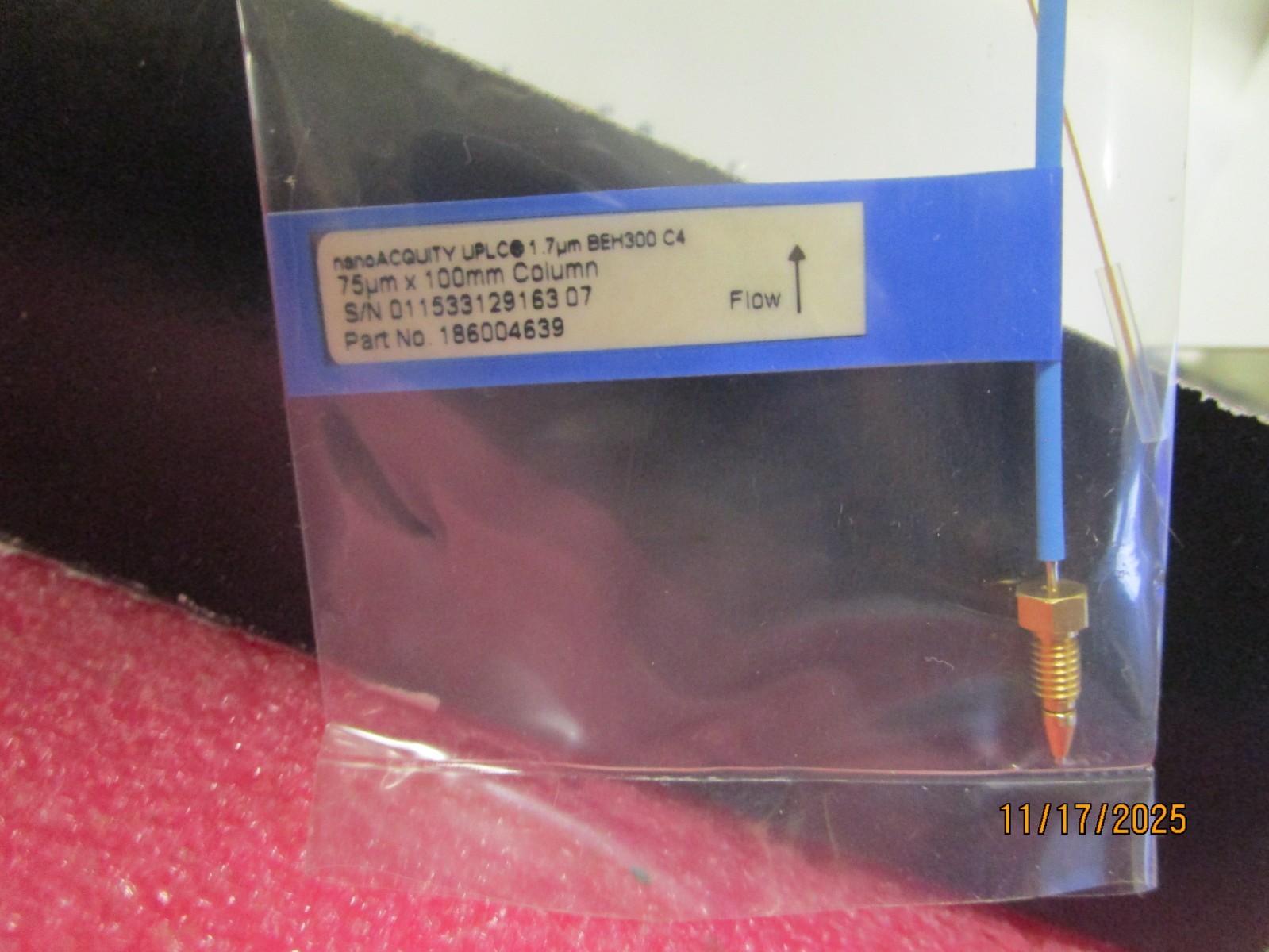 Waters nanoAcquity ACQUITY UPLC 1.7um BEH300 C4 75um x 100mm Column 186004639