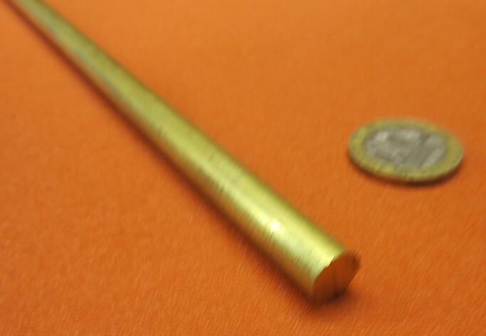 360 Brass Rod 11/32″ (.344″) Diameter x 24.0″ Length
