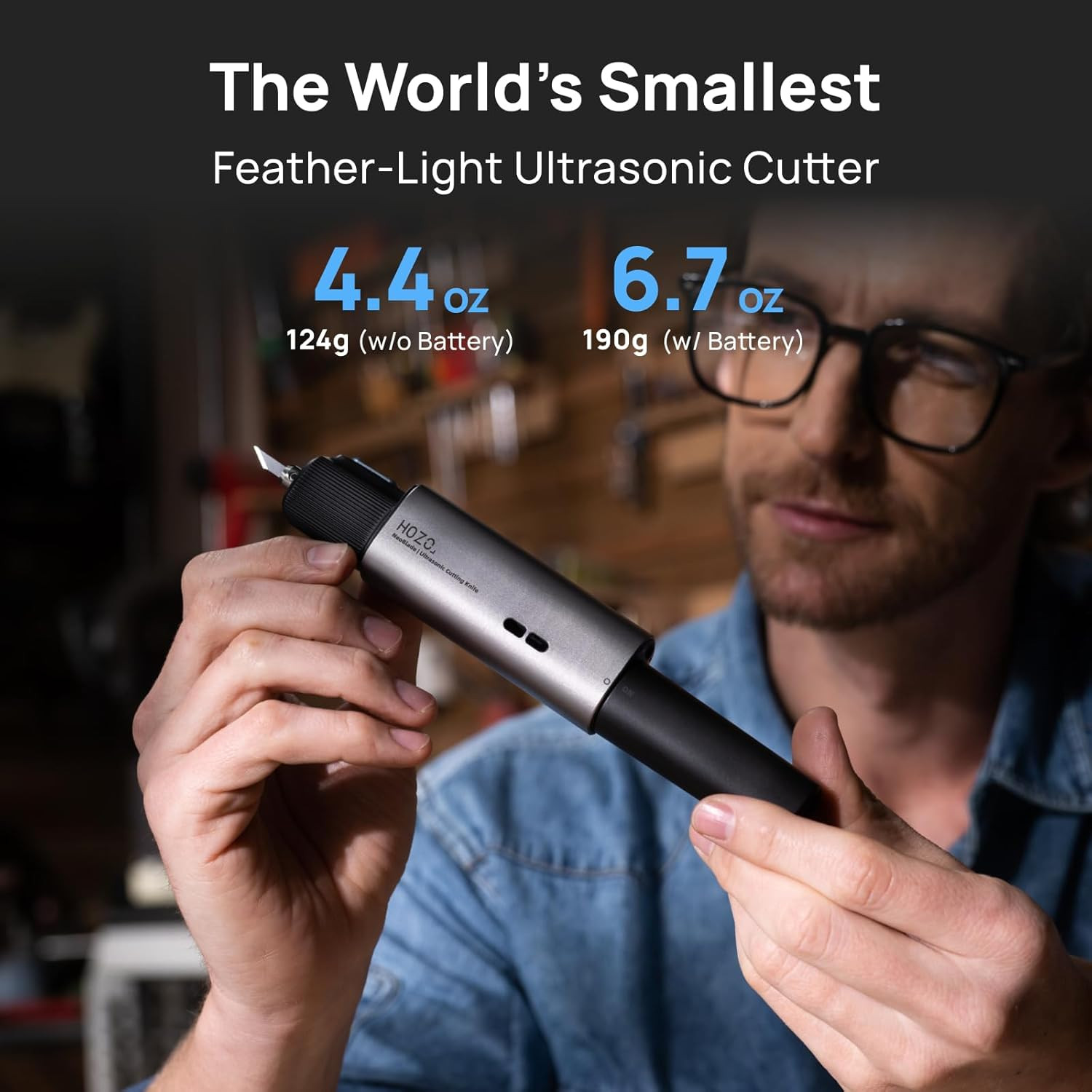 Neoblade Wireless Ultrasonic Cutter – 40Khz Vibration & 40W Auto Power Adjustmen