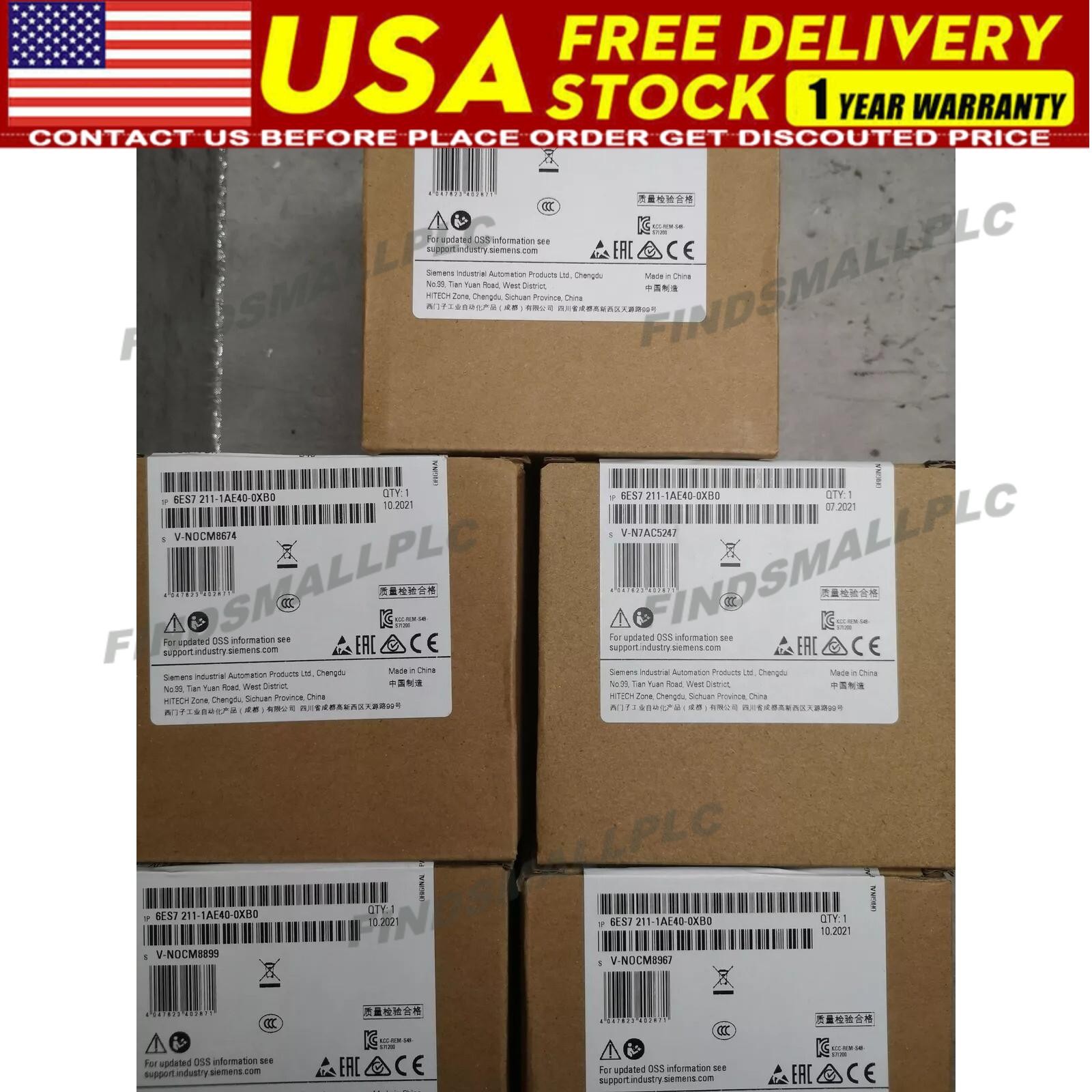 New Siemens SIMATIC S7-1200 CPU 1211C 6ES7211-1AE40-0XB0 6ES72111AE400XB0