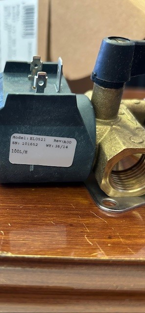 QUICK EL0521 SOLENOID VALVE 1/2″ GAS 24V 100 l/h