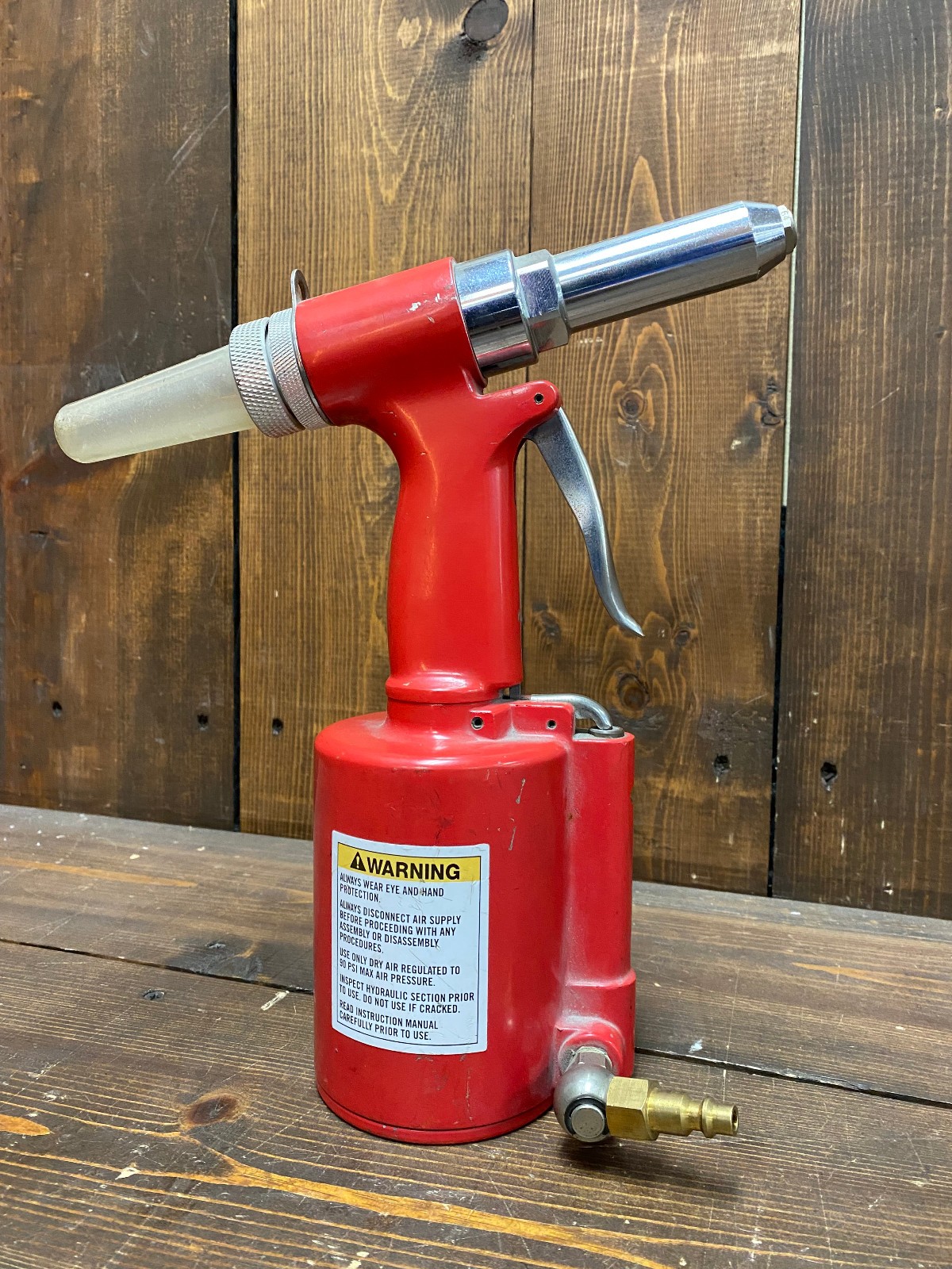 Mac Tools 1/4″ Super Duty SAE Air Riveter | USED/TESTED/WORKS | AHR 274