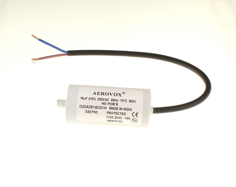 16uF 250V Motor Start Run Capacitor 250VAC 16mfd 250 Volts 16 uF 1-3/8″x2-3/4″