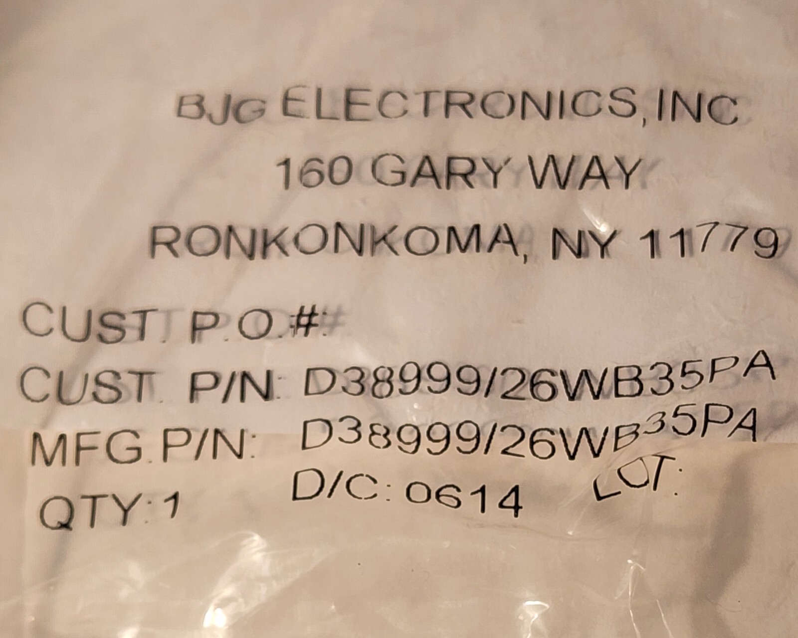 Amphenol Aerospace D38999/26WB35PA & M39029/58-360 KIT